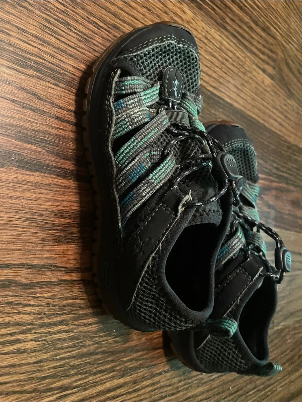 Chaco Kids Navy and Teal Sport Sandals